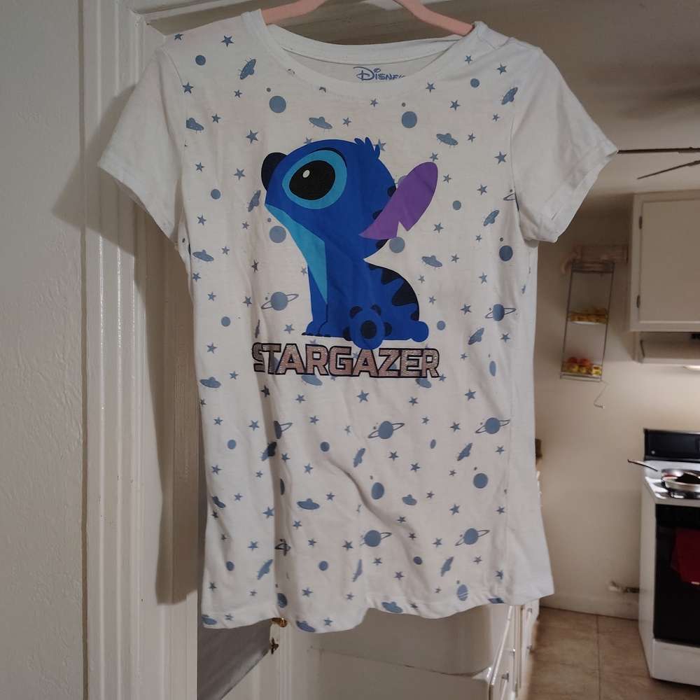 Disney ladies White Stargazer T-Shirt